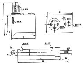 分離式電液推桿